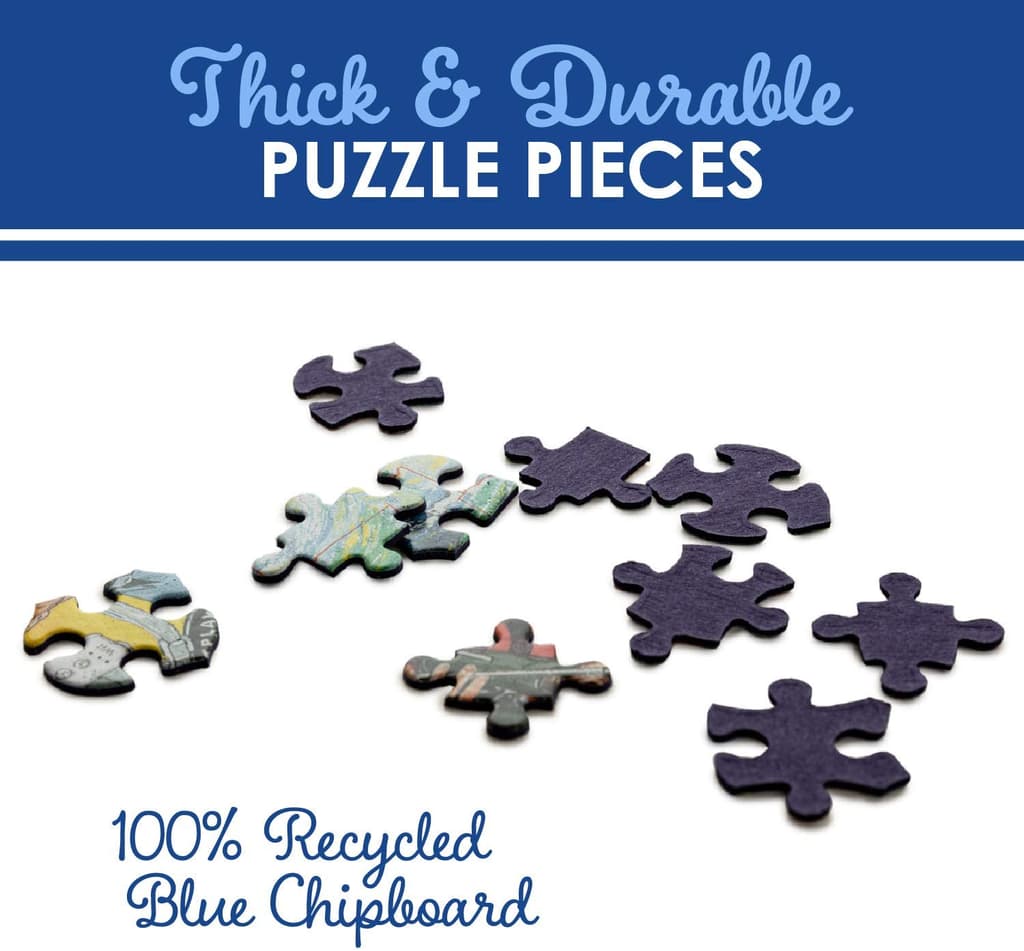 White Mountain Puzzles Thick Pieces  Image width=&quot;1000&quot; height=&quot;1000&quot;